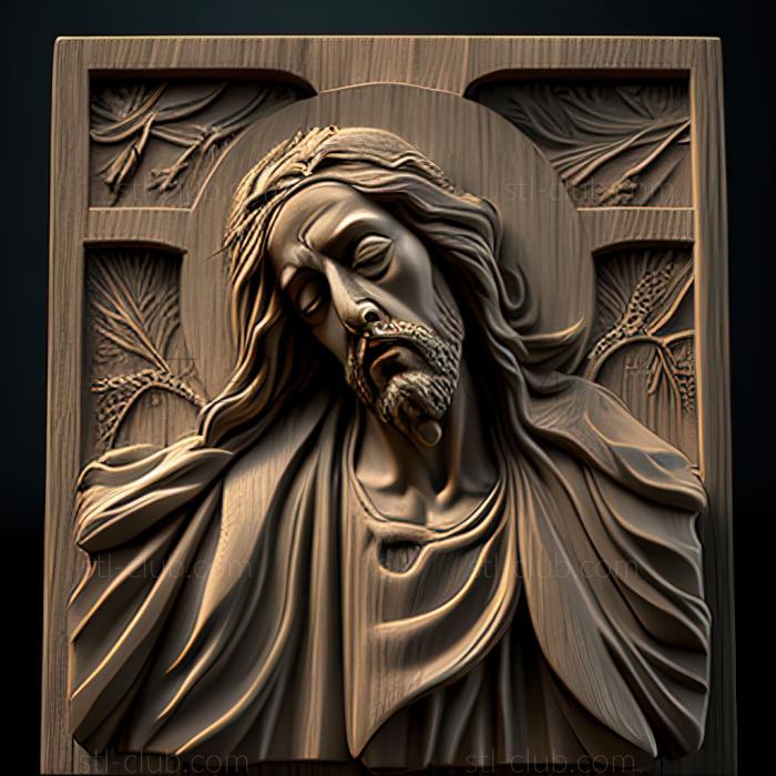 3D model st jesus (STL)